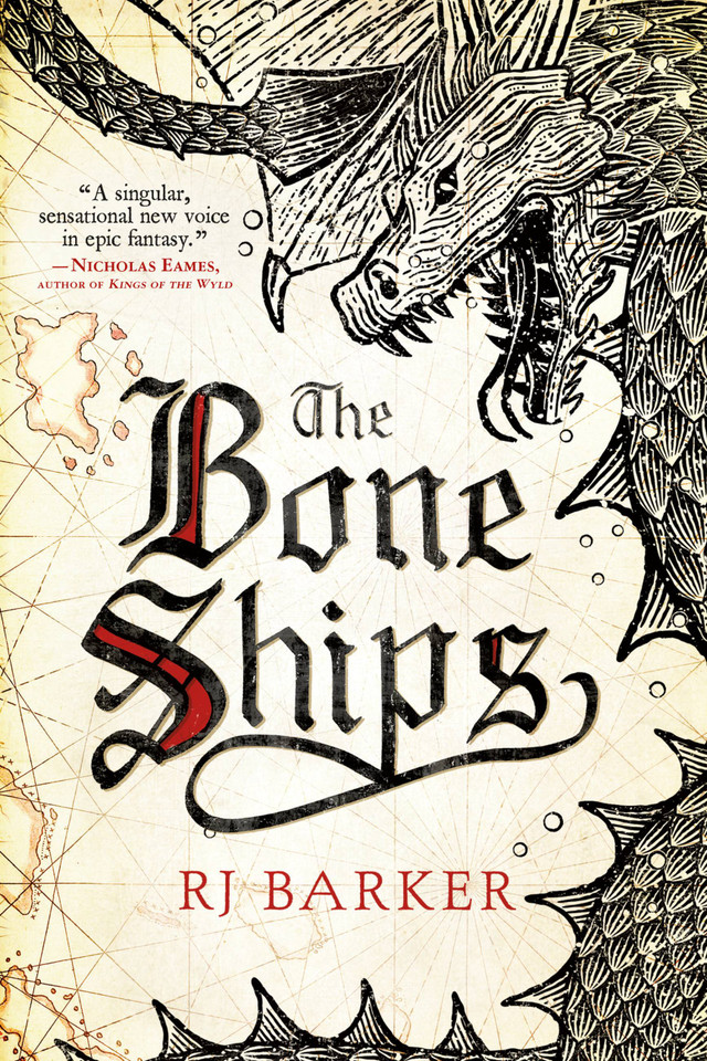 The Bone Ships (The Tide Child Trilogy #1) book cover by RJ Barker