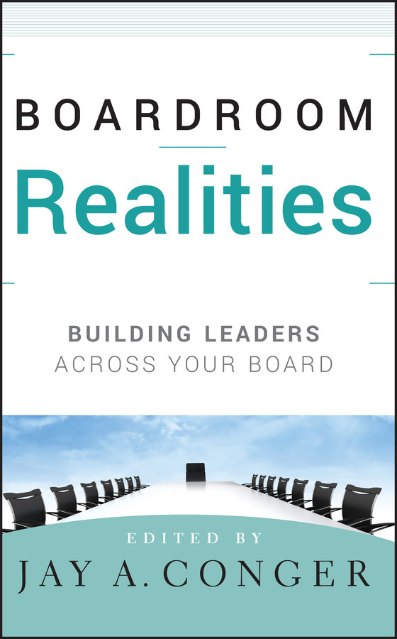 Boardroom Realities: Building Leaders Across Your Board book cover by 