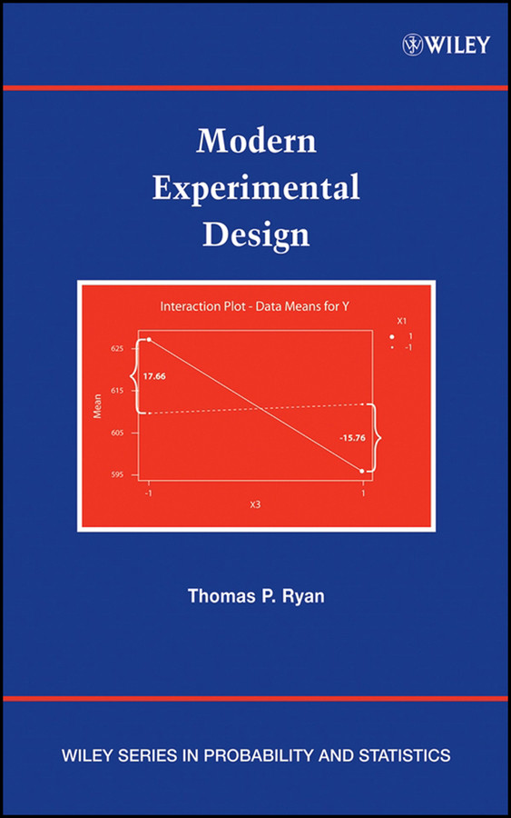 Modern Experimental Design (Wiley Series in Probability and Statistics) book cover by Thomas P. Ryan