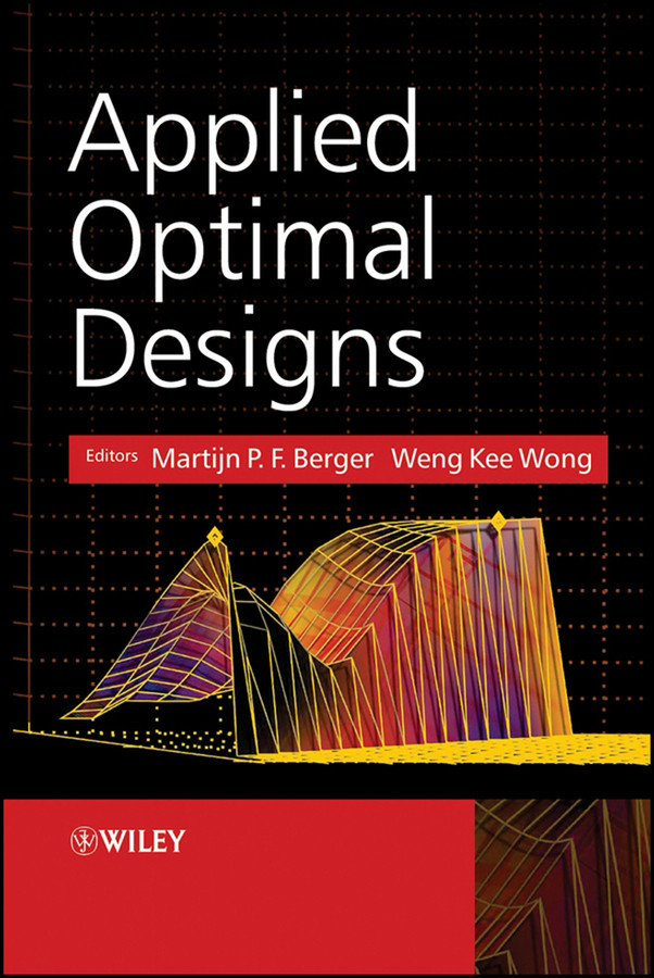 Applied Optimal Designs book cover by 