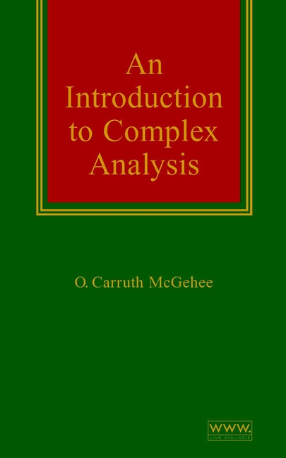 An Introduction to Complex Analysis book cover by O. Carruth McGehee