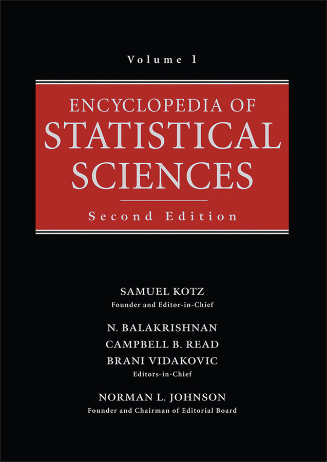 Encyclopedia of Statistical Sciences, Volume 1 book cover by 