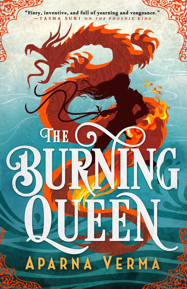 The Burning Queen (The Ravence Trilogy #2) book cover by Aparna Verma