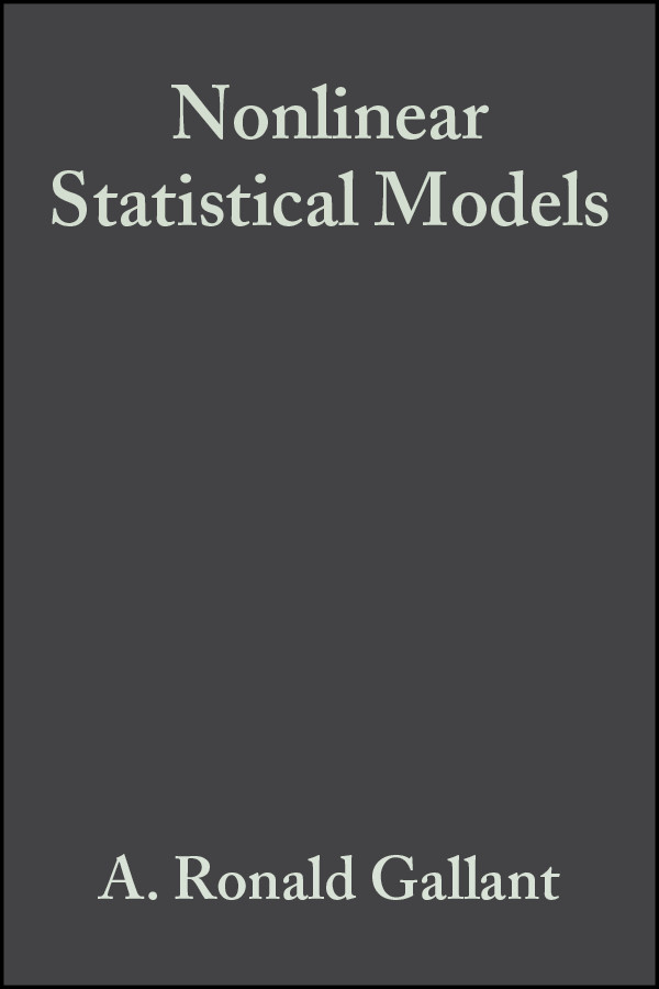 Nonlinear Statistical Models (Wiley Series in Probability and Statistics) book cover by A. Ronald Gallant