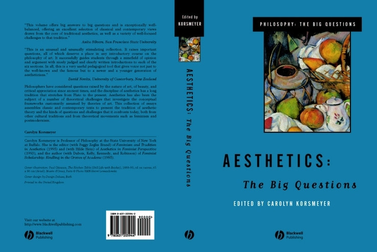 Aesthetics: The Big Questions (Philosophy: The Big Questions) book cover by 