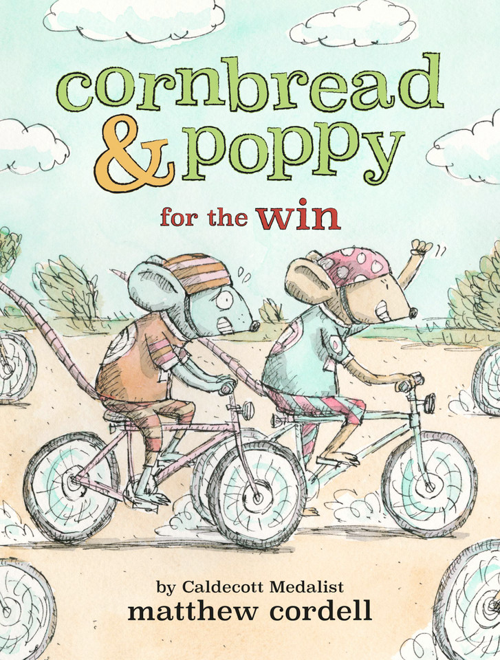 Cornbread & Poppy for the Win (Cornbread and Poppy) book cover by Matthew Cordell