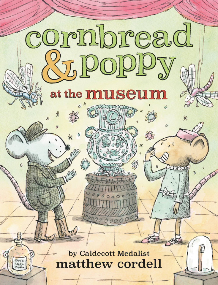 Cornbread & Poppy at the Museum (Cornbread and Poppy #3) book cover by Matthew Cordell