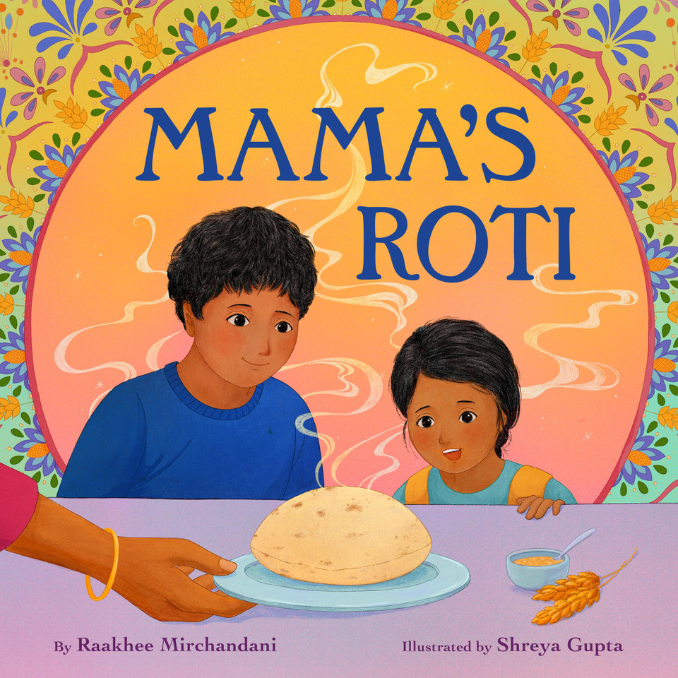Mama's Roti book cover by Raakhee Mirchandani