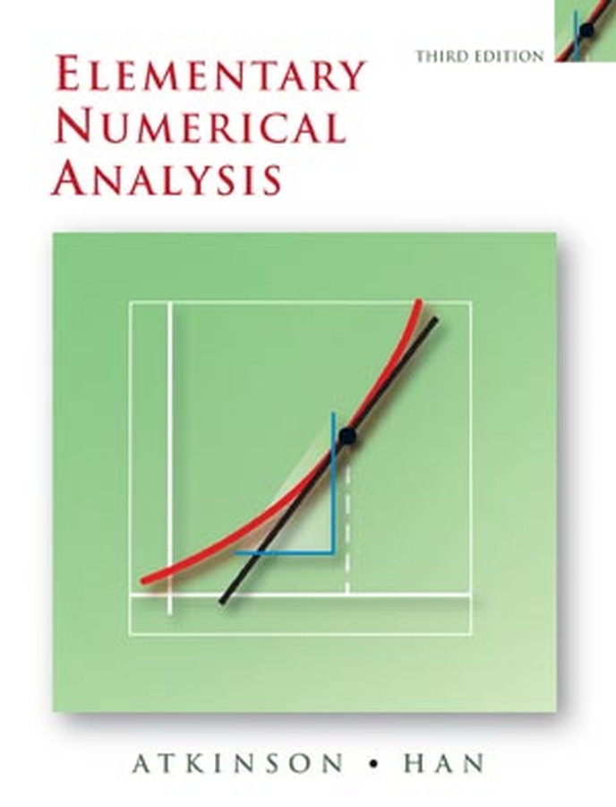Elementary Numerical Analysis book cover by Kendall Atkinson, Weimin Han