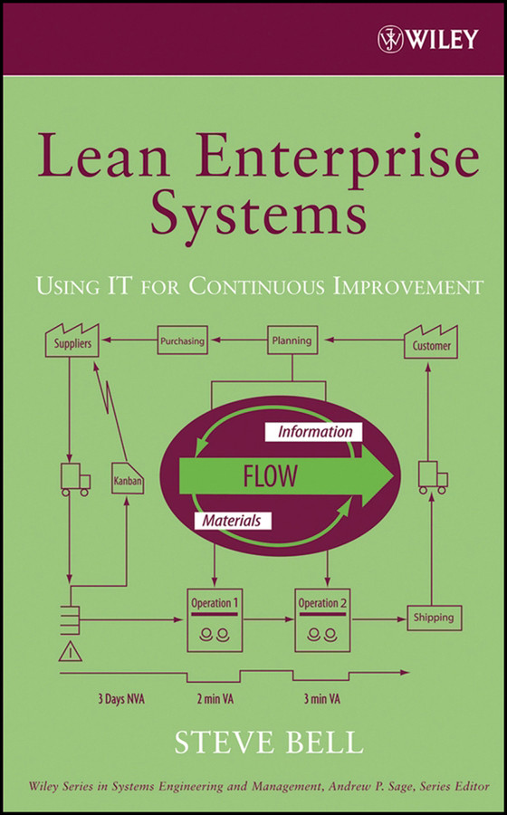 Lean Enterprise Systems: Using IT for Continuous Improvement (Wiley Series in Systems Engineering and Management) book cover by Steve Bell