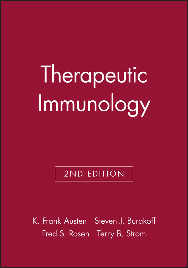 Therapeutic Immunology book cover by Terry B. Strom