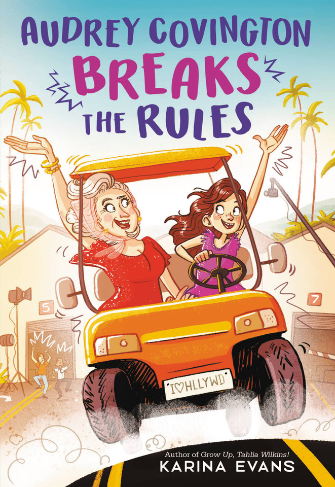 Audrey Covington Breaks the Rules book cover by Karina Evans
