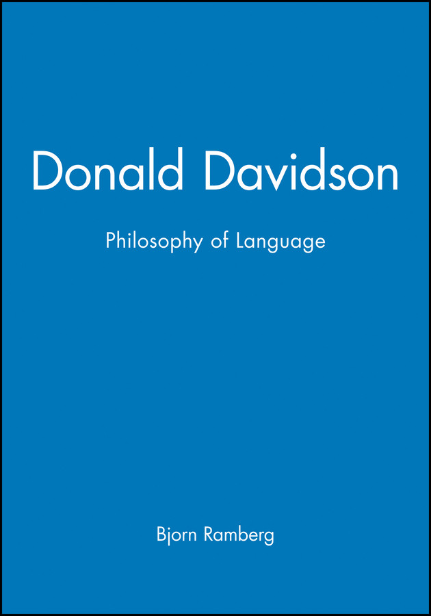 Donald Davidson: Philosophy of Language book cover by Bjorn Ramberg