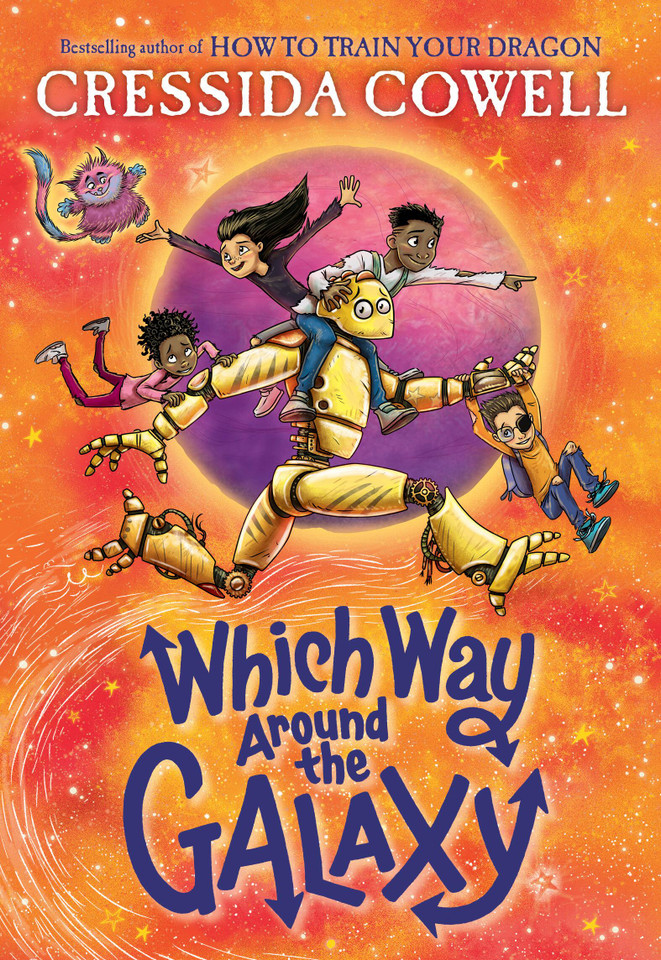 Which Way Around the Galaxy (Which Way to Anywhere #2) book cover by Cressida Cowell