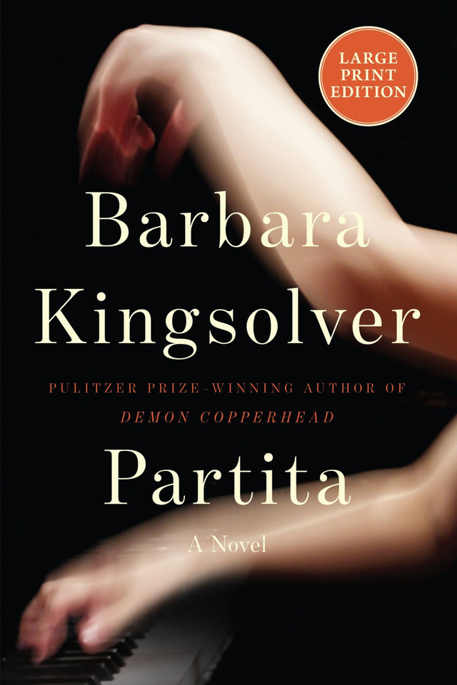 Partita: A Novel (Large Print) book cover by Barbara Kingsolver