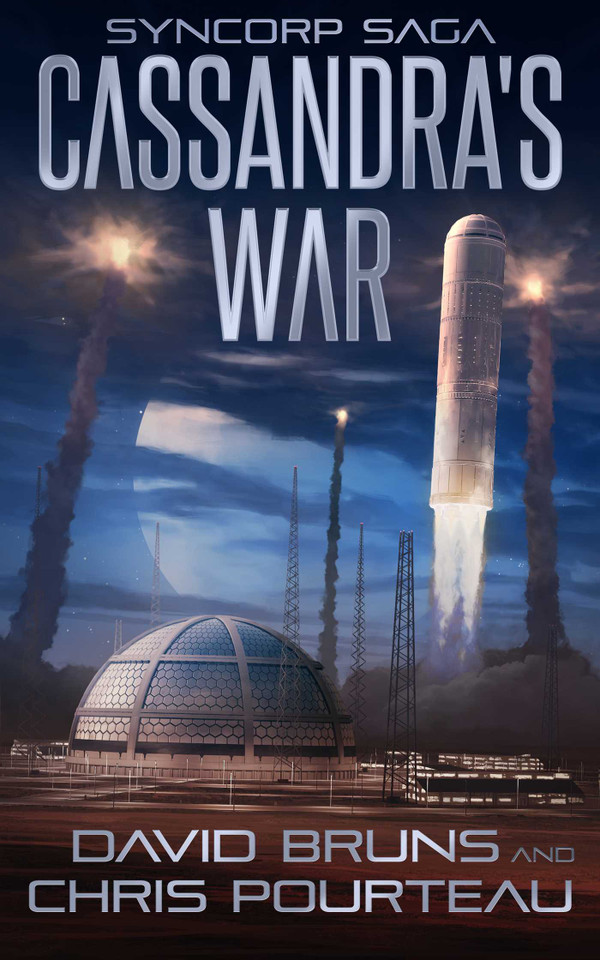 Cassandra's War (SynCorp Saga) book cover by David Bruns, Chris Pourteau