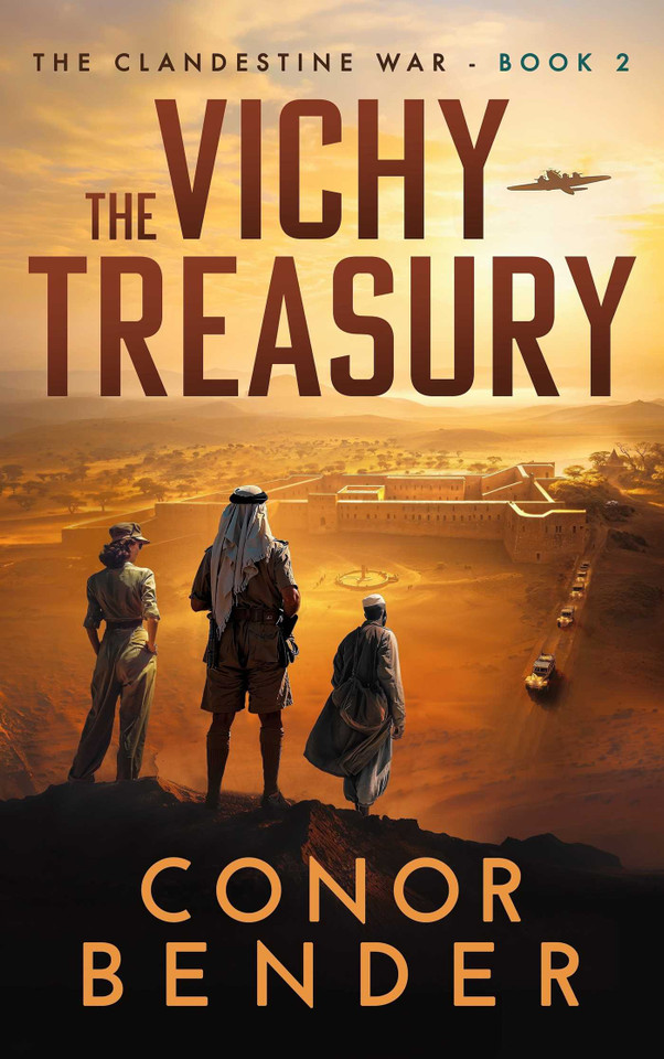 The Vichy Treasury (Clandestine War) book cover by Conor Bender
