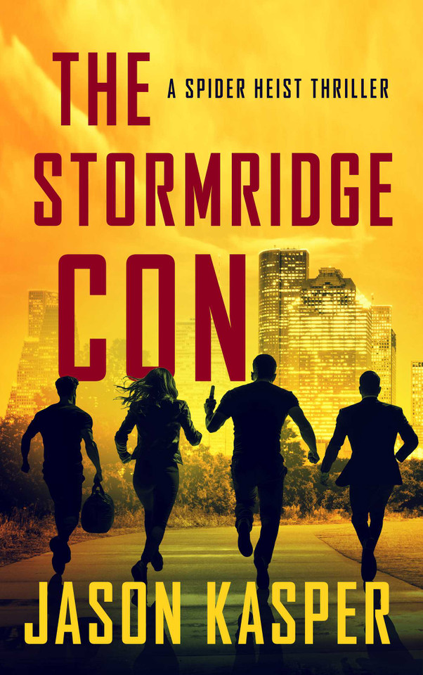 The Stormridge Con (Spider Heist Thrillers) book cover by Jason Kasper