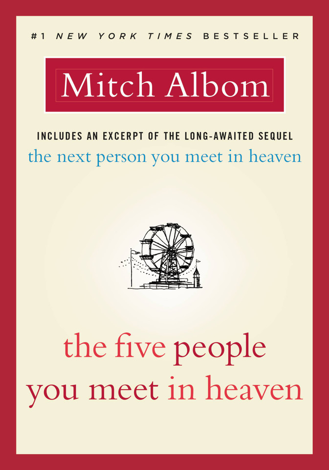 The Five People You Meet in Heaven book cover by Mitch Albom