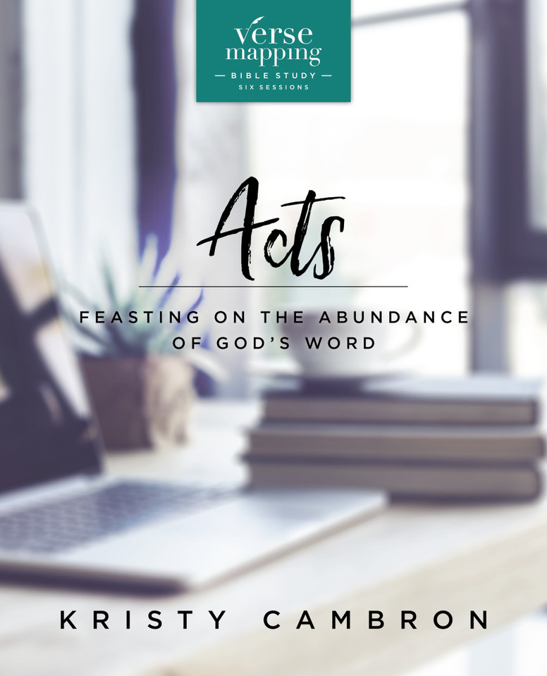 Verse Mapping Acts Bible Study Guide: Feasting on the Abundance of God’s Word (Verse Mapping) book cover by Kristy Cambron