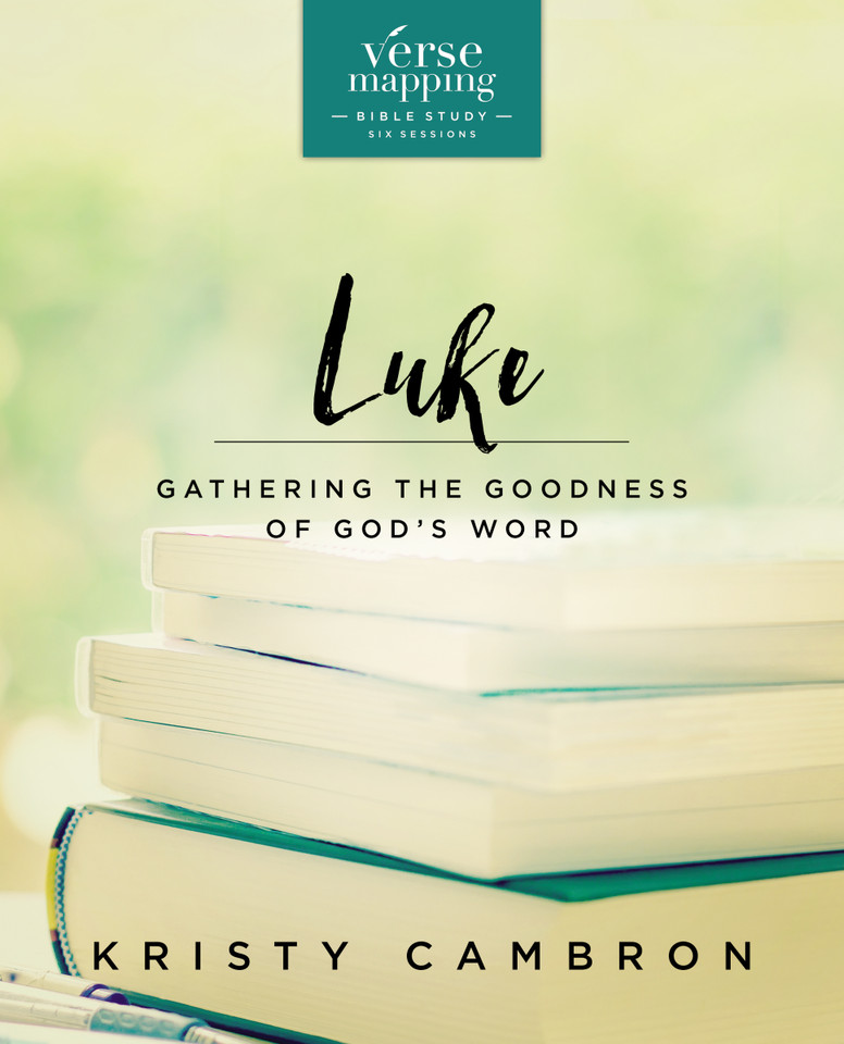 Verse Mapping Luke Bible Study Guide: Gathering the Goodness of God’s Word (Verse Mapping) book cover by Kristy Cambron