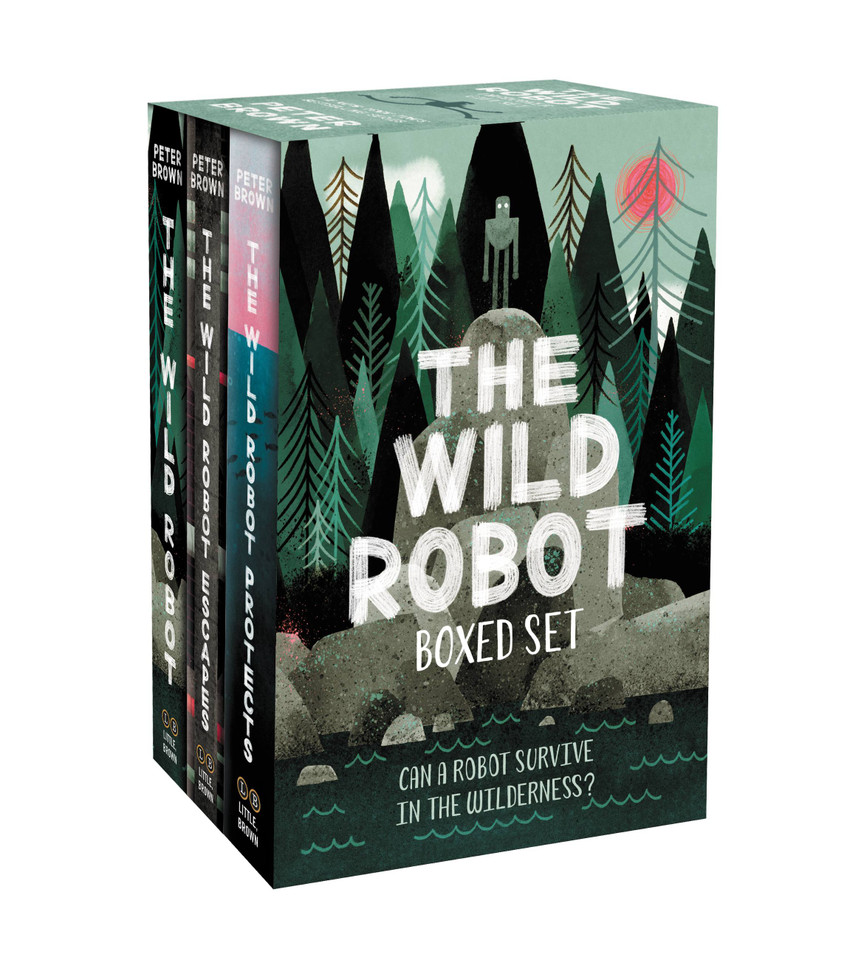 The Wild Robot Boxed Set (The Wild Robot) book cover by Peter Brown