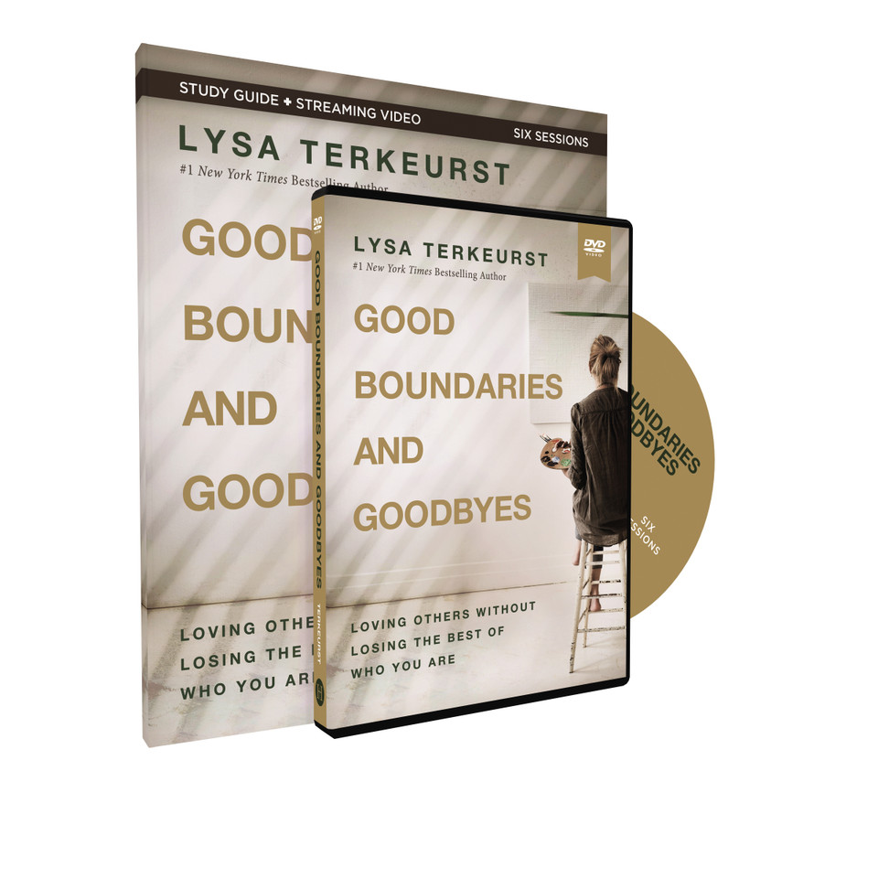 Good Boundaries and Goodbyes Study Guide with DVD: Loving Others Without Losing the Best of Who You Are book cover by Lysa Terkeurst