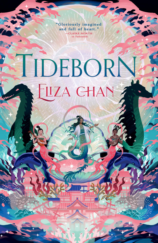 Tideborn (Drowned World #2) book cover by Eliza Chan