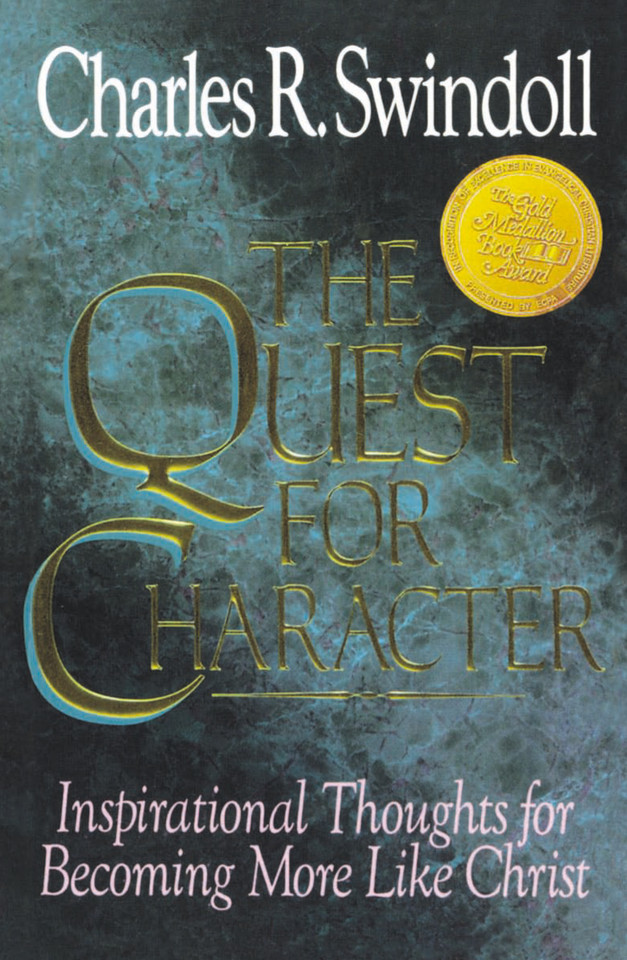 The Quest for Character: Inspirational Thoughts for Becoming More Like Christ book cover by Charles R. Swindoll