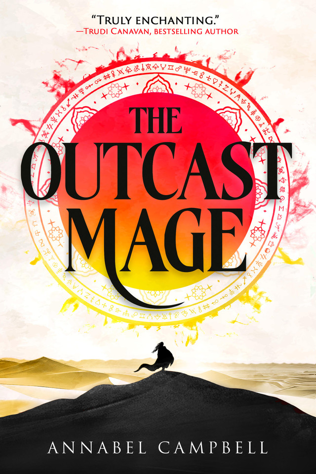 The Outcast Mage (The Shattered Lands) book cover by Annabel Campbell