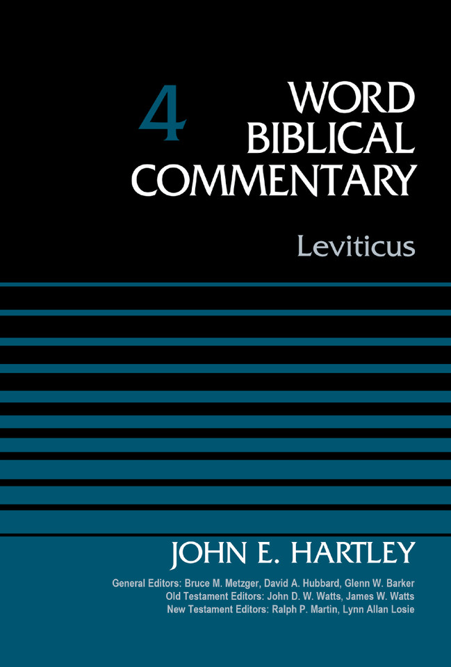 Leviticus, Volume 4 (Word Biblical Commentary) book cover by Dr. John Hartley