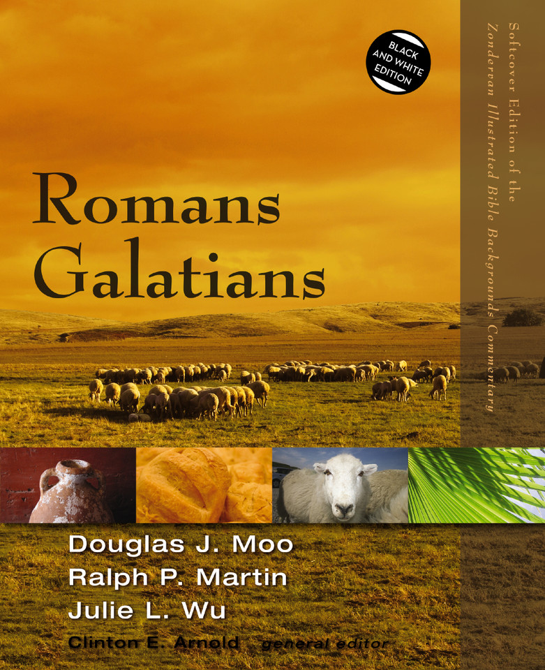 Romans, Galatians (Zondervan Illustrated Bible Backgrounds Commentary) book cover by Douglas  J. Moo, Ralph P. Martin, Julie Wu