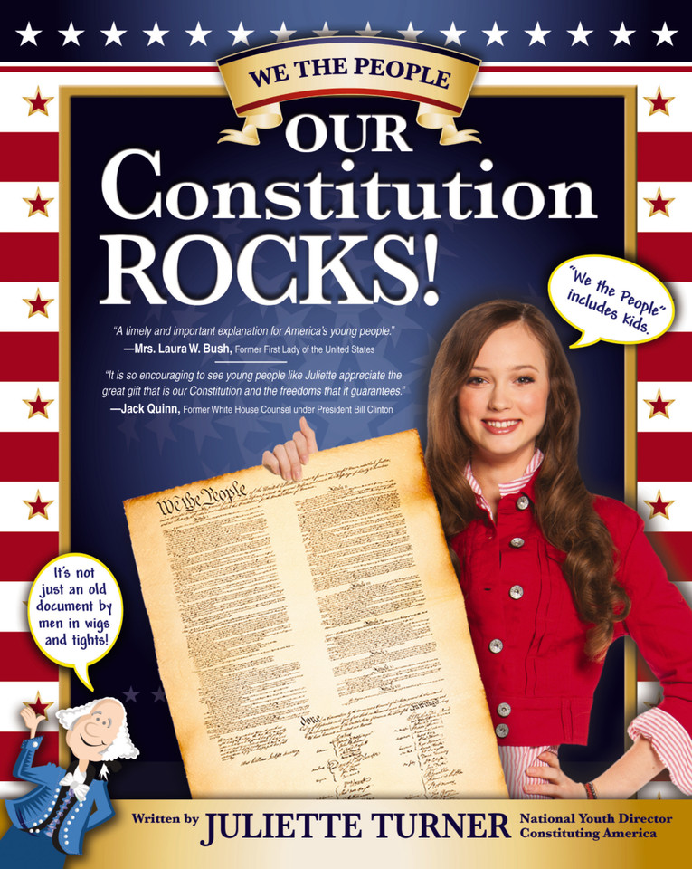 Our Constitution Rocks book cover by Juliette Turner