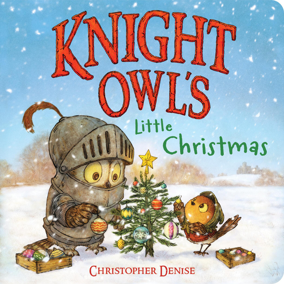 Knight Owl's Little Christmas (The Knight Owl Series) book cover by Christopher Denise