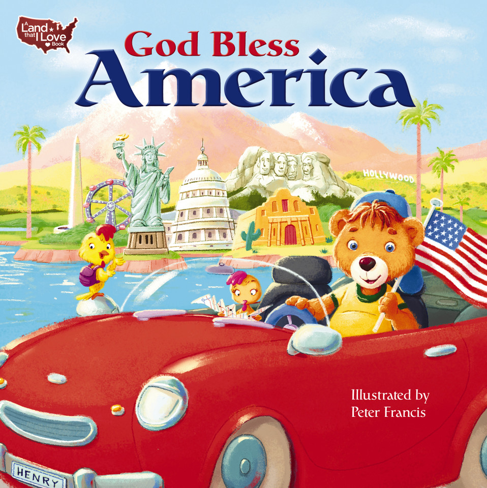 God Bless America (A Land That I Love Book) book cover by Zondervan