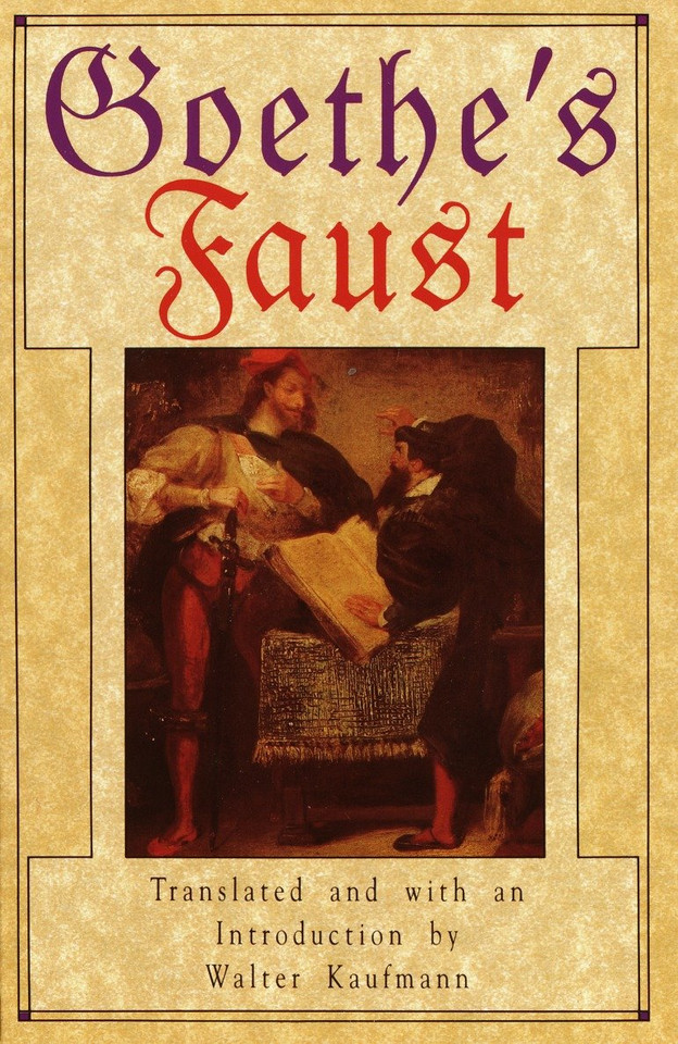 Goethe's Faust book cover by Johann Wolfgang von Goethe