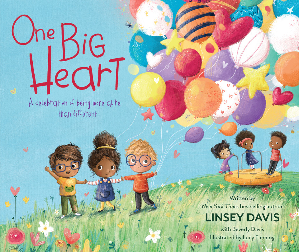 One Big Heart: A Celebration of Being More Alike than Different book cover by Linsey Davis