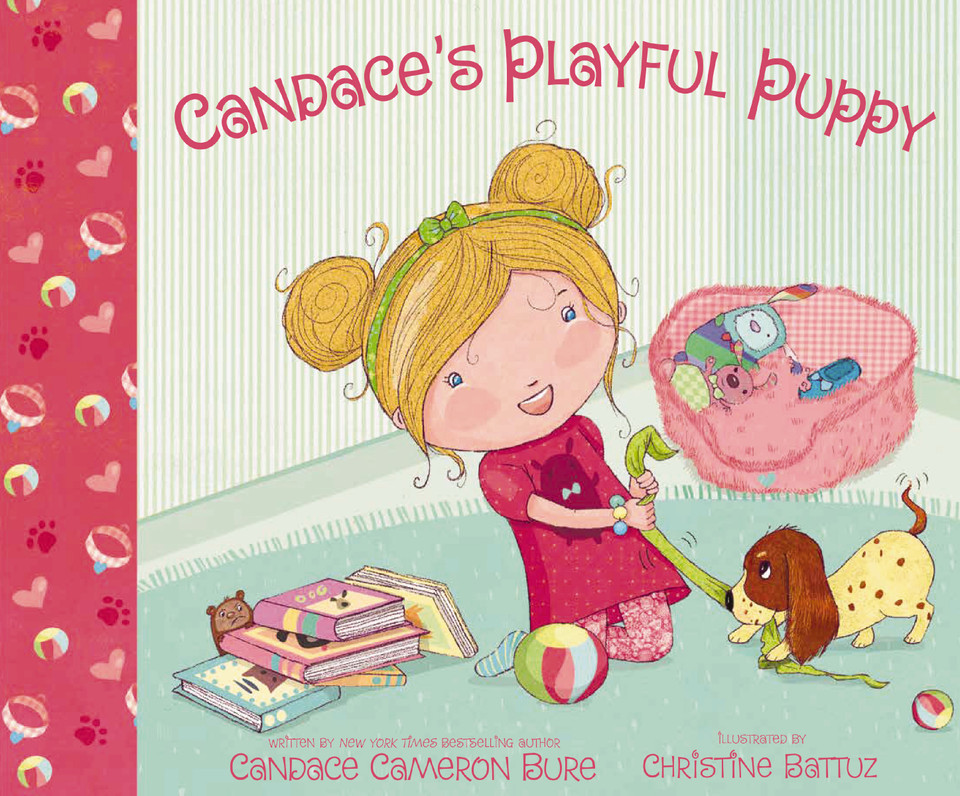 Candace's Playful Puppy book cover by Candace Cameron Bure