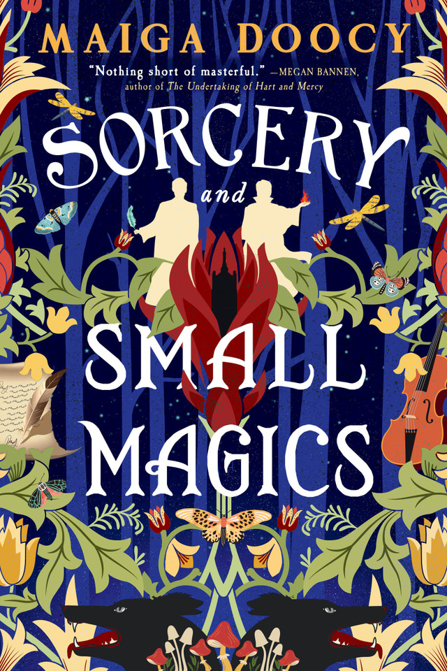 Sorcery and Small Magics (The Wildersongs #1) book cover by Maiga Doocy