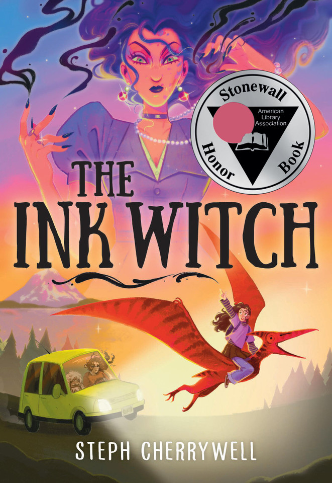 The Ink Witch book cover by Steph Cherrywell