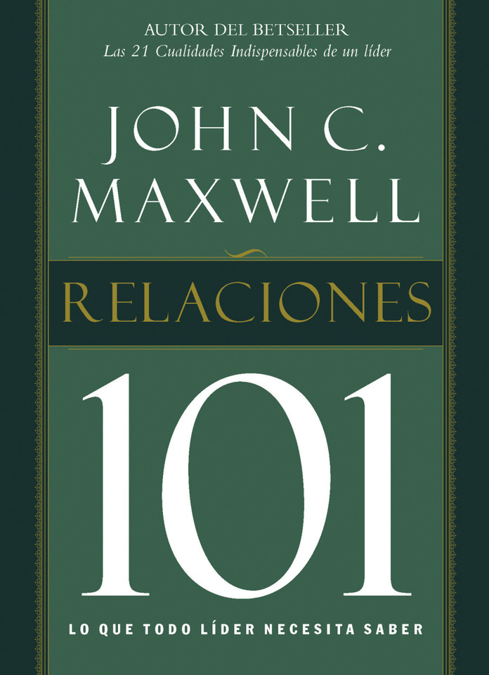 Relaciones 101 book cover by John C. Maxwell