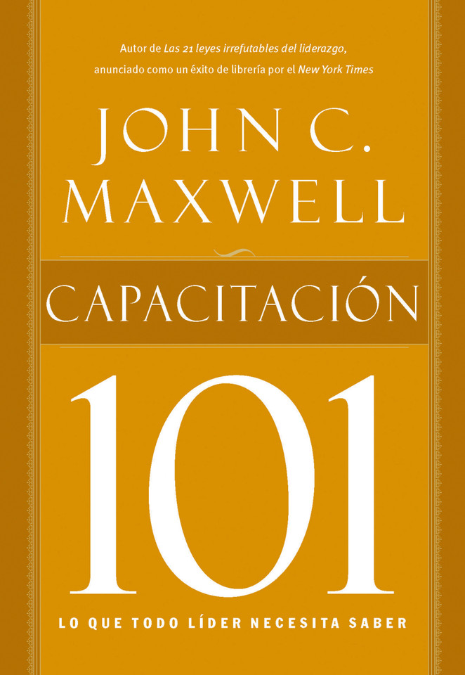 Capacitación 101 book cover by John C. Maxwell