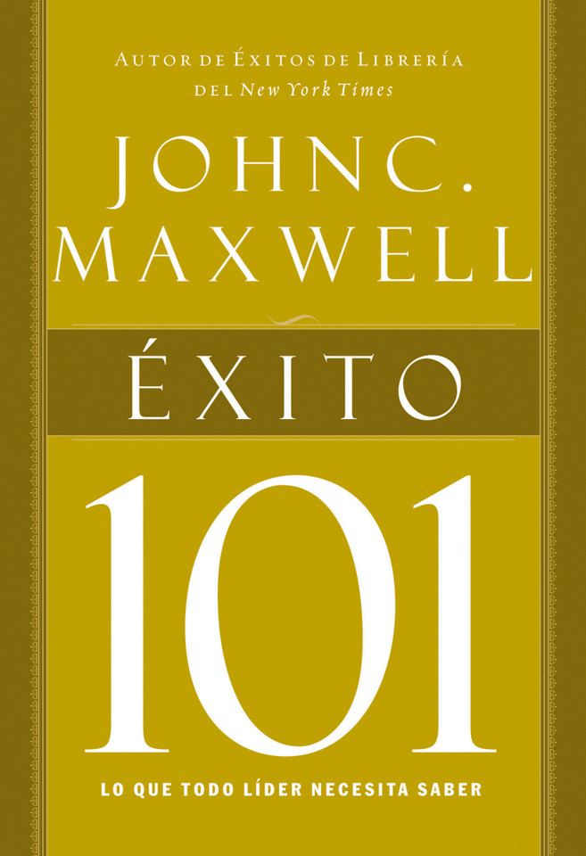 Éxito 101 book cover by John C. Maxwell