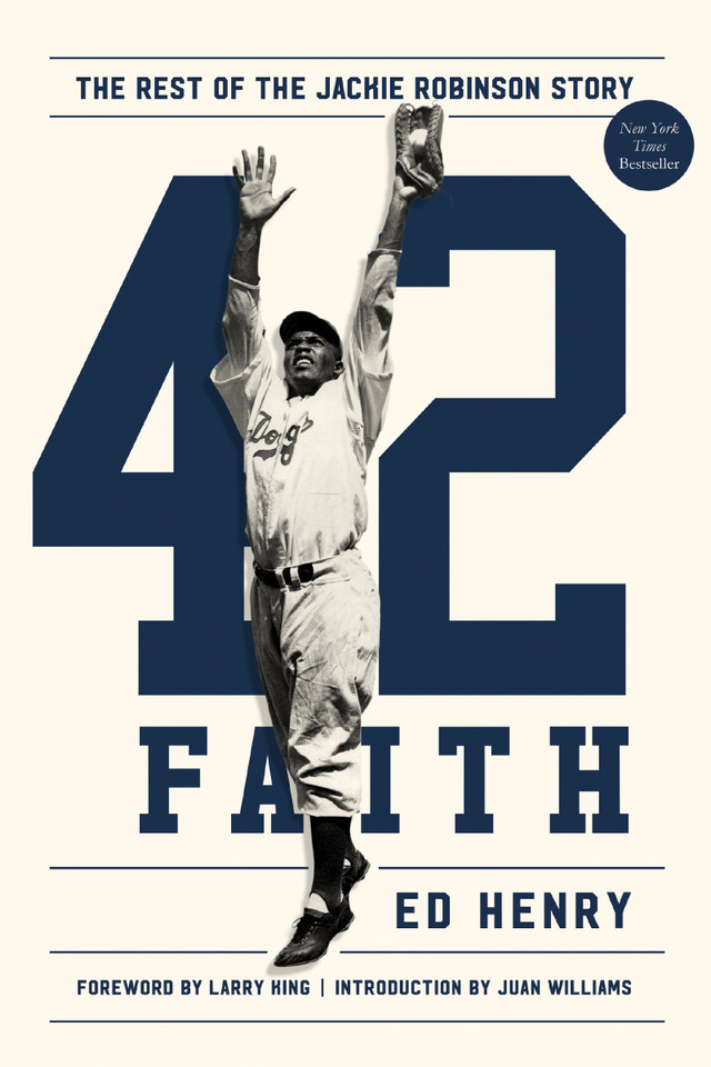42 Faith: The Rest of the Jackie Robinson Story book cover by Ed Henry