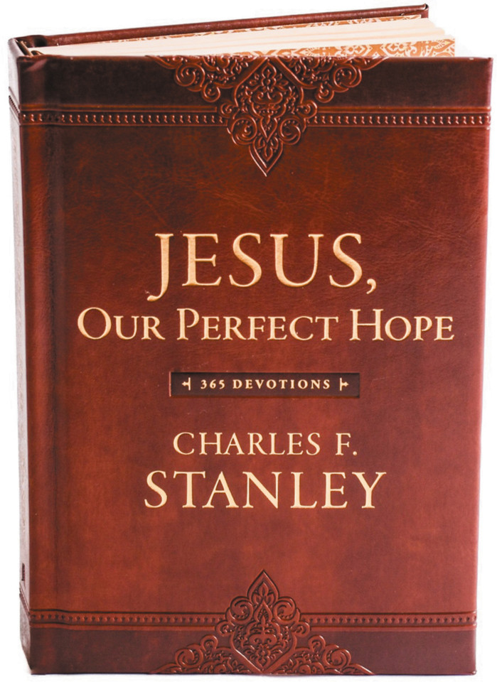 Jesus, Our Perfect Hope: A Daily Devotional for Finding Confidence and Encouragement in God’s Promises (365 Devotions - Inspiration for Every Day of the Year) (Devotionals from Charles F. Stanley) book cover by Charles F. Stanley