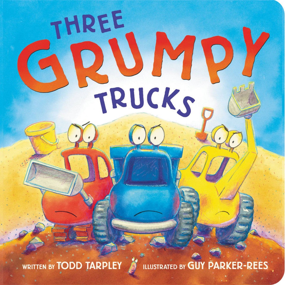 Three Grumpy Trucks book cover by Todd Tarpley