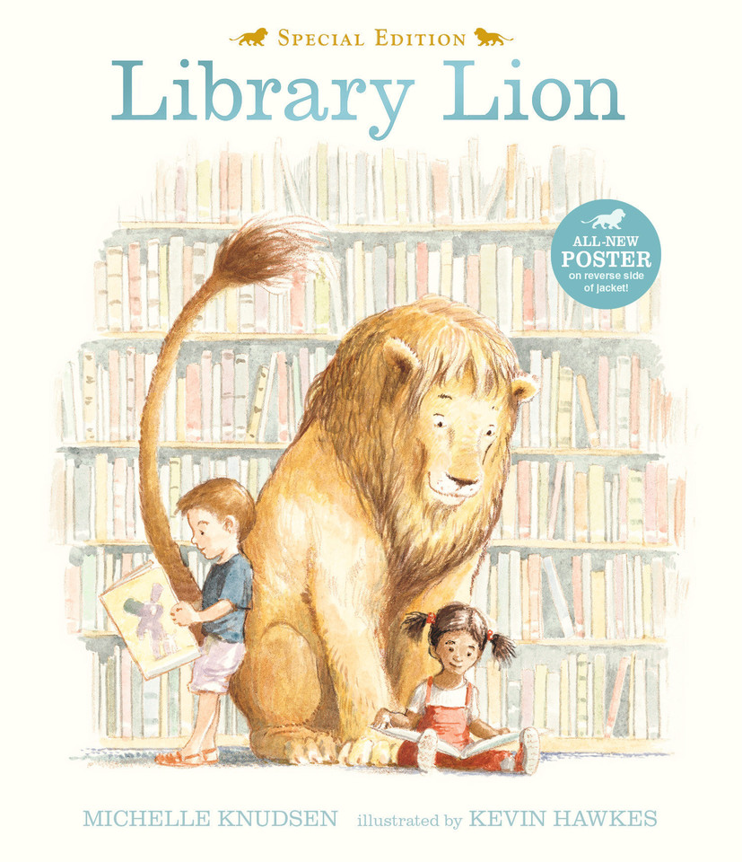 Library Lion book cover by Michelle Knudsen