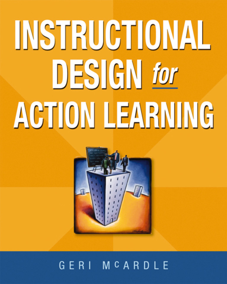 Instructional Design for Action Learning book cover by Geri McArdle
