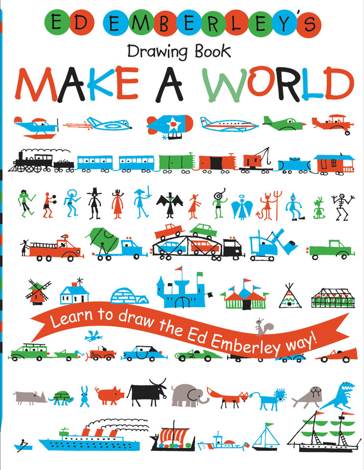 Ed Emberley's Drawing Book: Make a World book cover by Ed Emberley