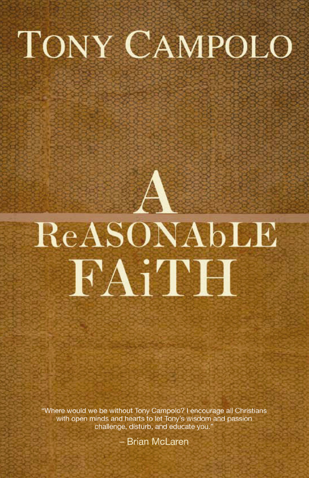 A Reasonable Faith book cover by Tony Campolo